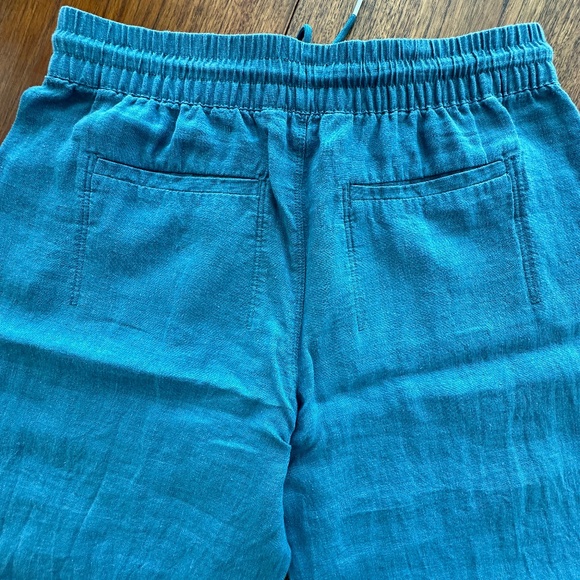 Athleta Retreat Linen Mid-Rise Wide-Leg Pant - EUC - Picture 4 of 7